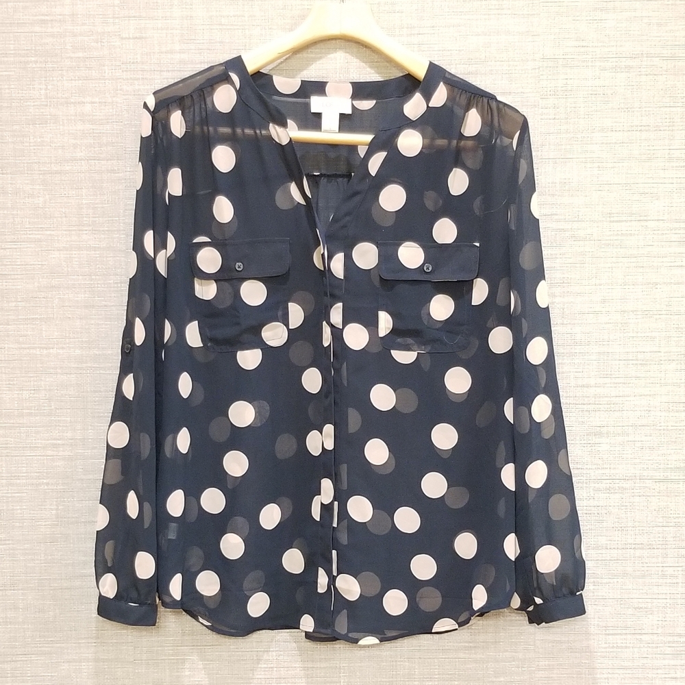 Loft Polka Dot Blouse